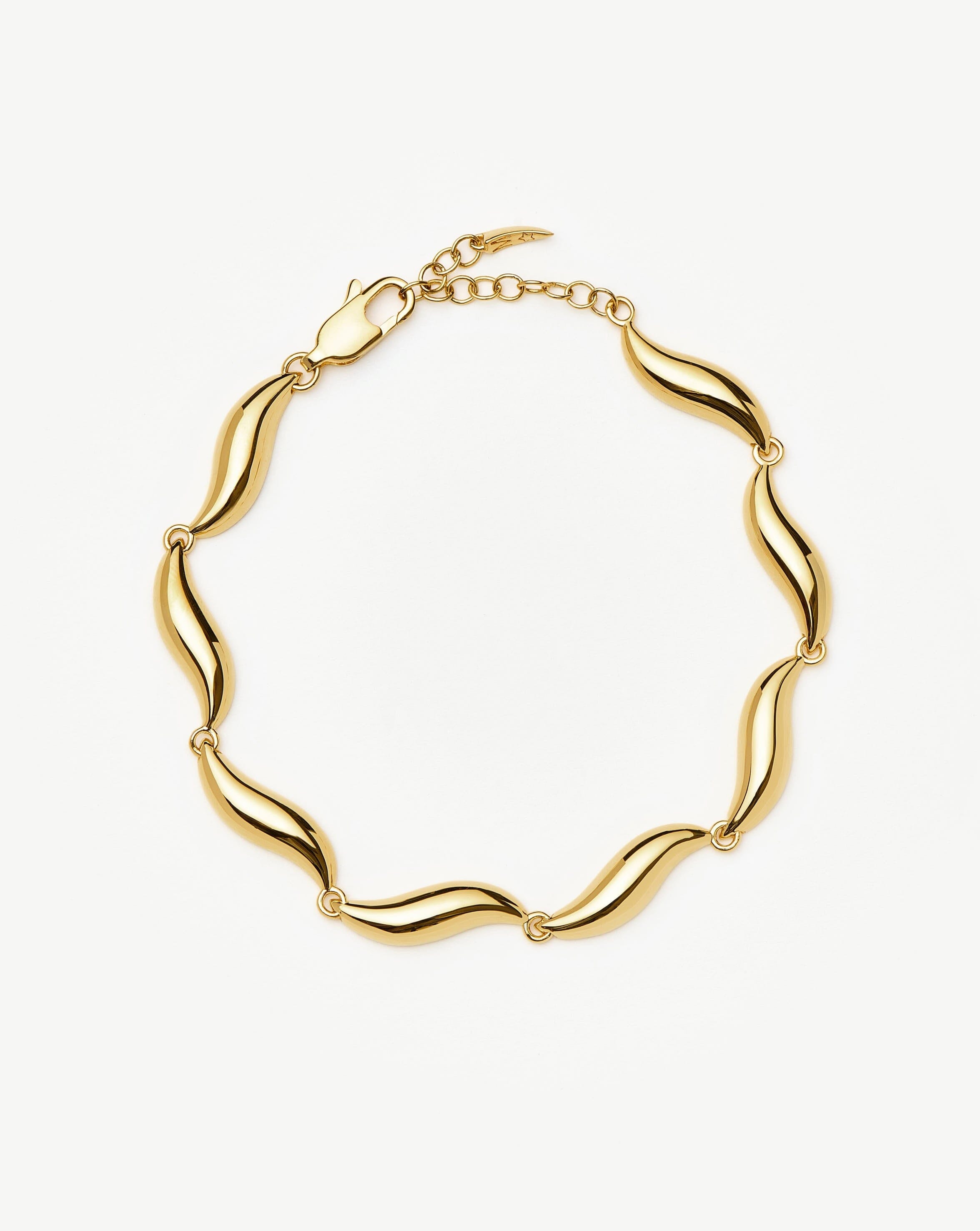 18k Gold Plated Chain Link Bracelet for Women | Savi Signature