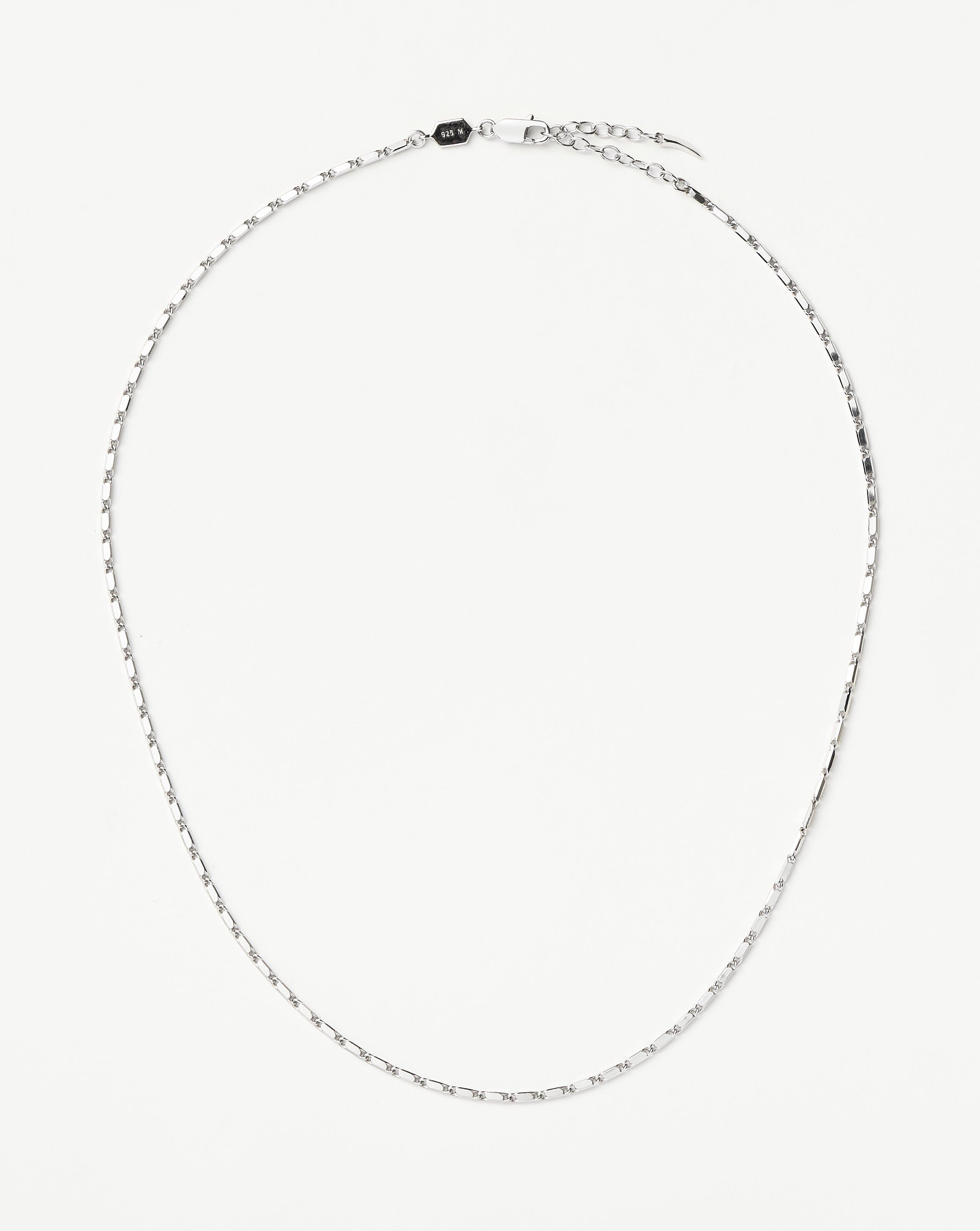 Delicate Sterling Silver Link Chain Necklace | Lucy Williams Horizon