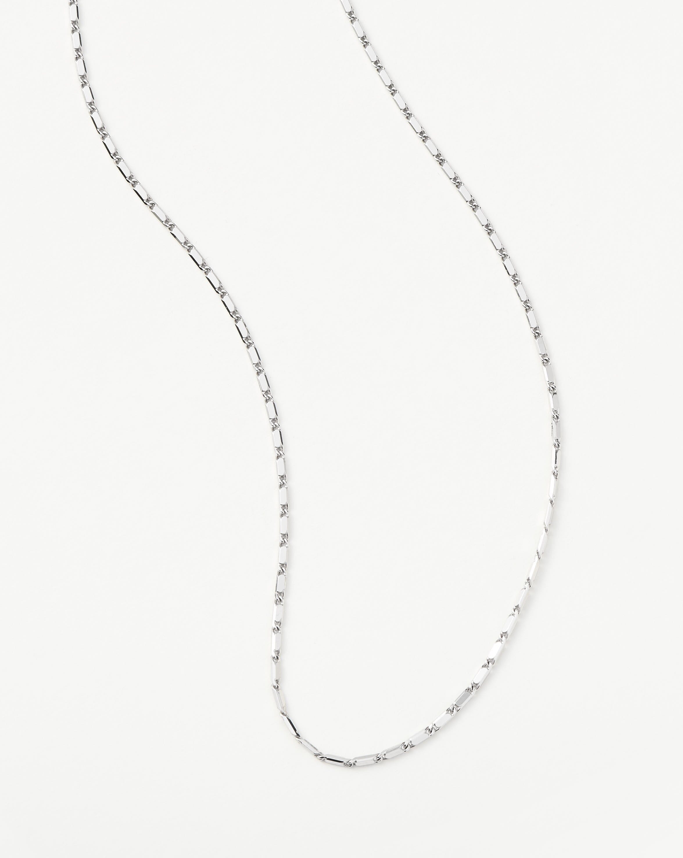 Delicate Sterling Silver Link Chain Necklace | Lucy Williams Horizon