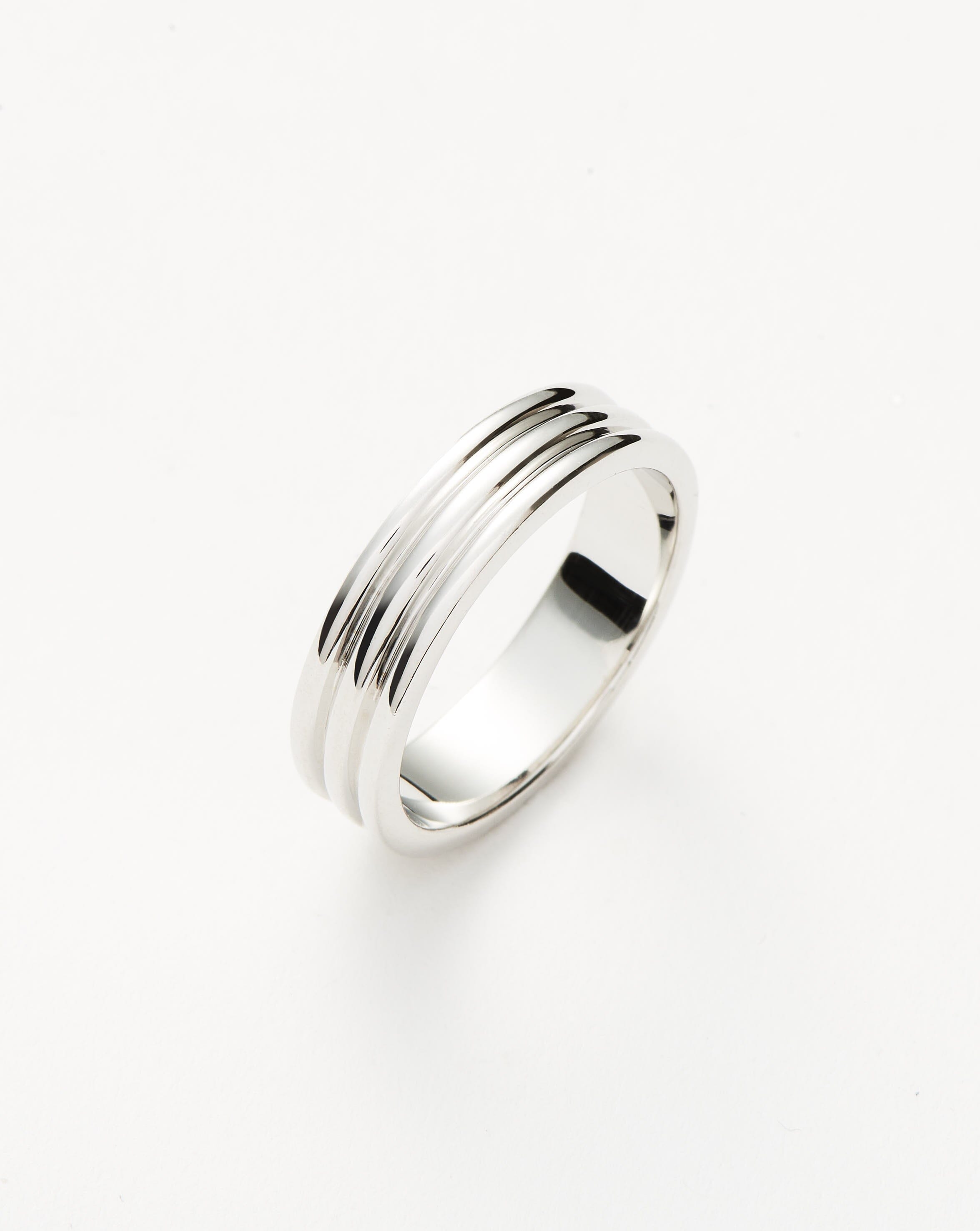 Chunky Sterling Silver Helix Ring for Women | Ancien
