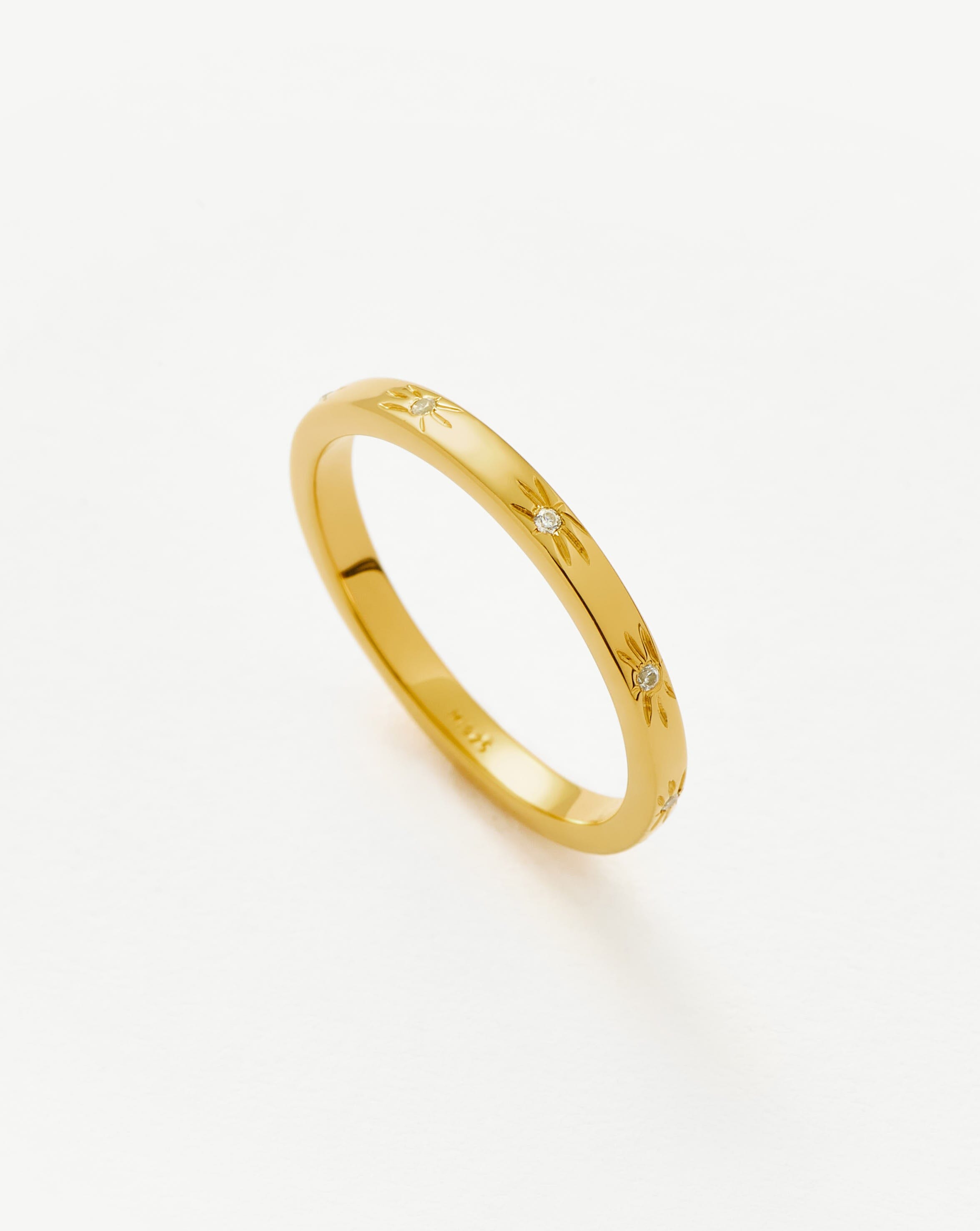Star Constellation Stacking Ring | 18k Gold Vermeil & CZ