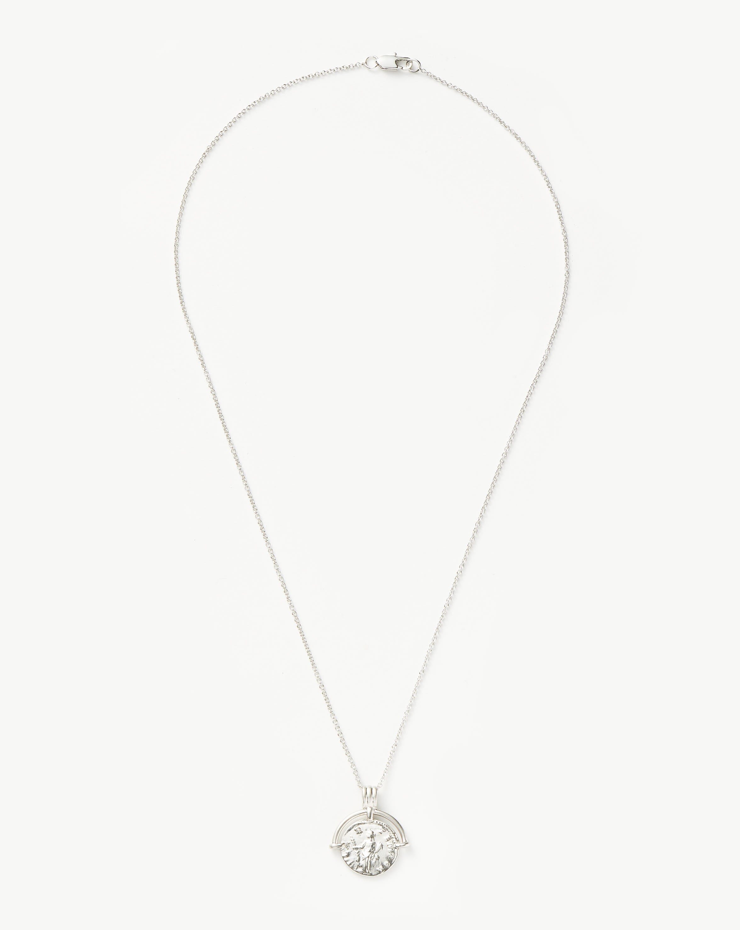 Engravable Roman Coin Necklace with Long Chain | Lucy Williams x Missoma