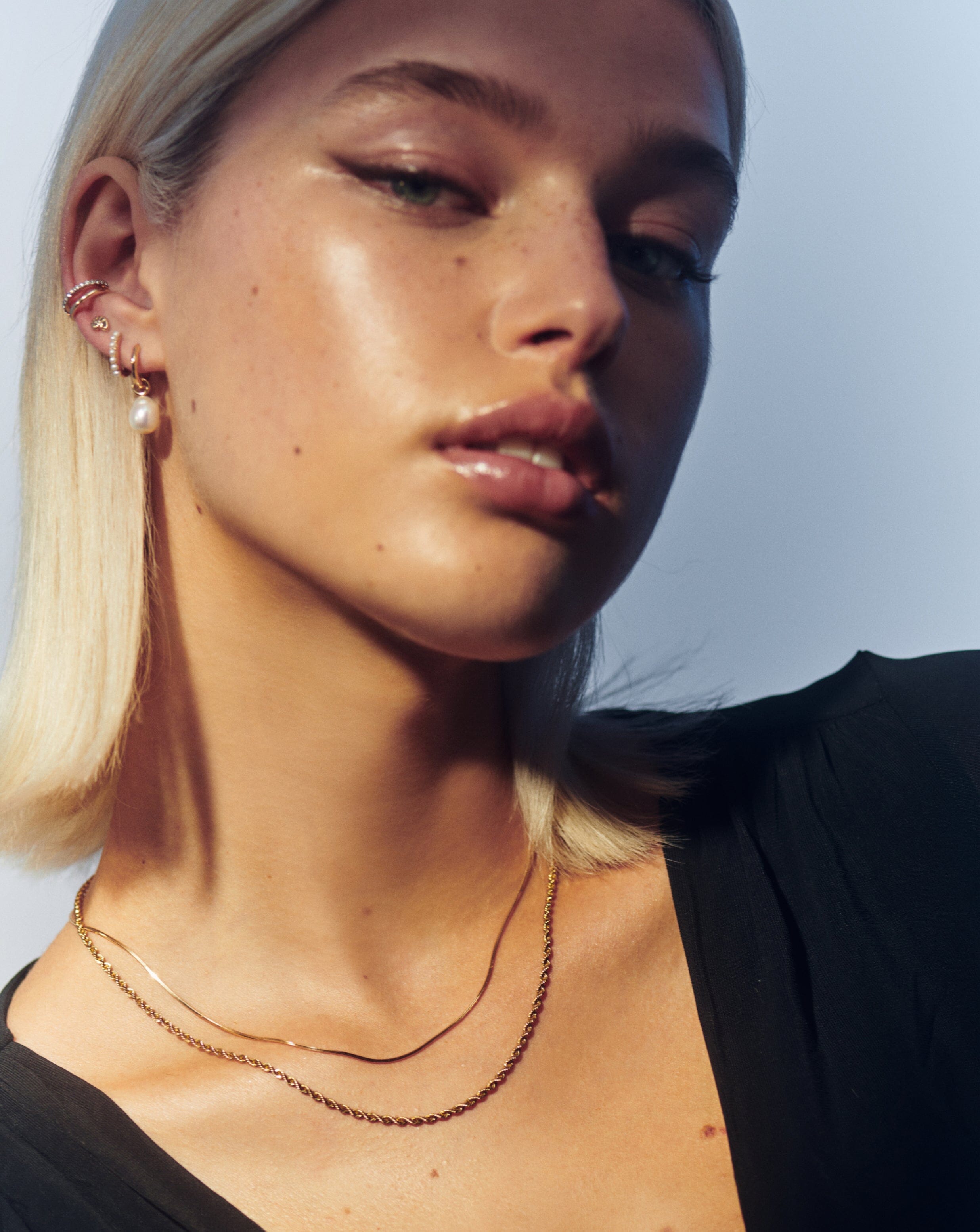 Solid Gold Rope Chain Necklace | Handcrafted 14K Italian Design