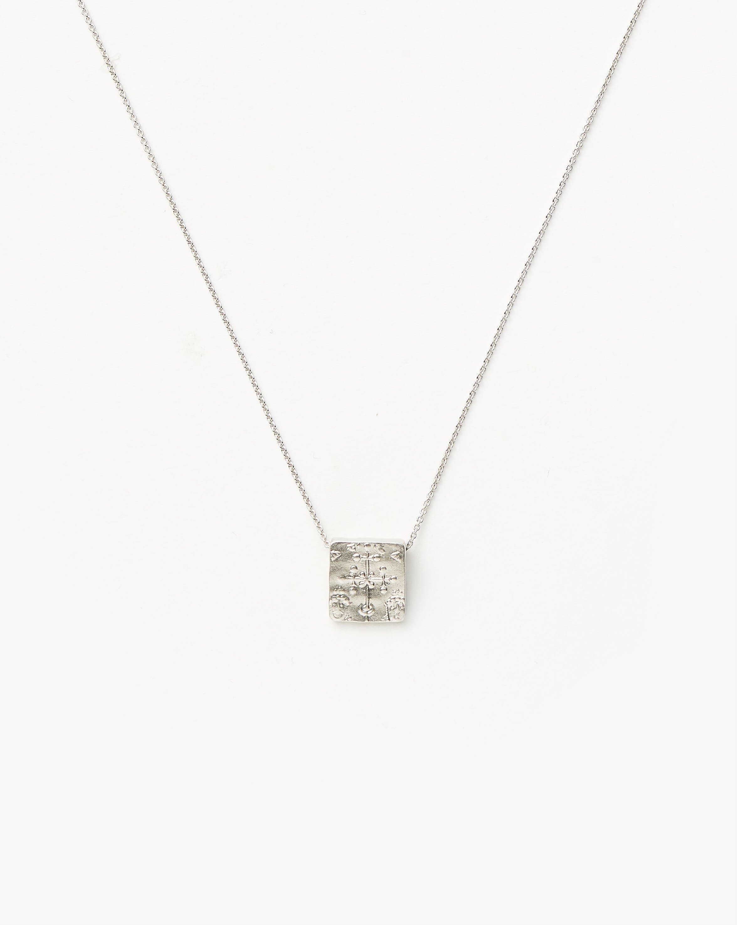 Byzantine Coin Pendant Necklace in Sterling Silver | Lucy Williams