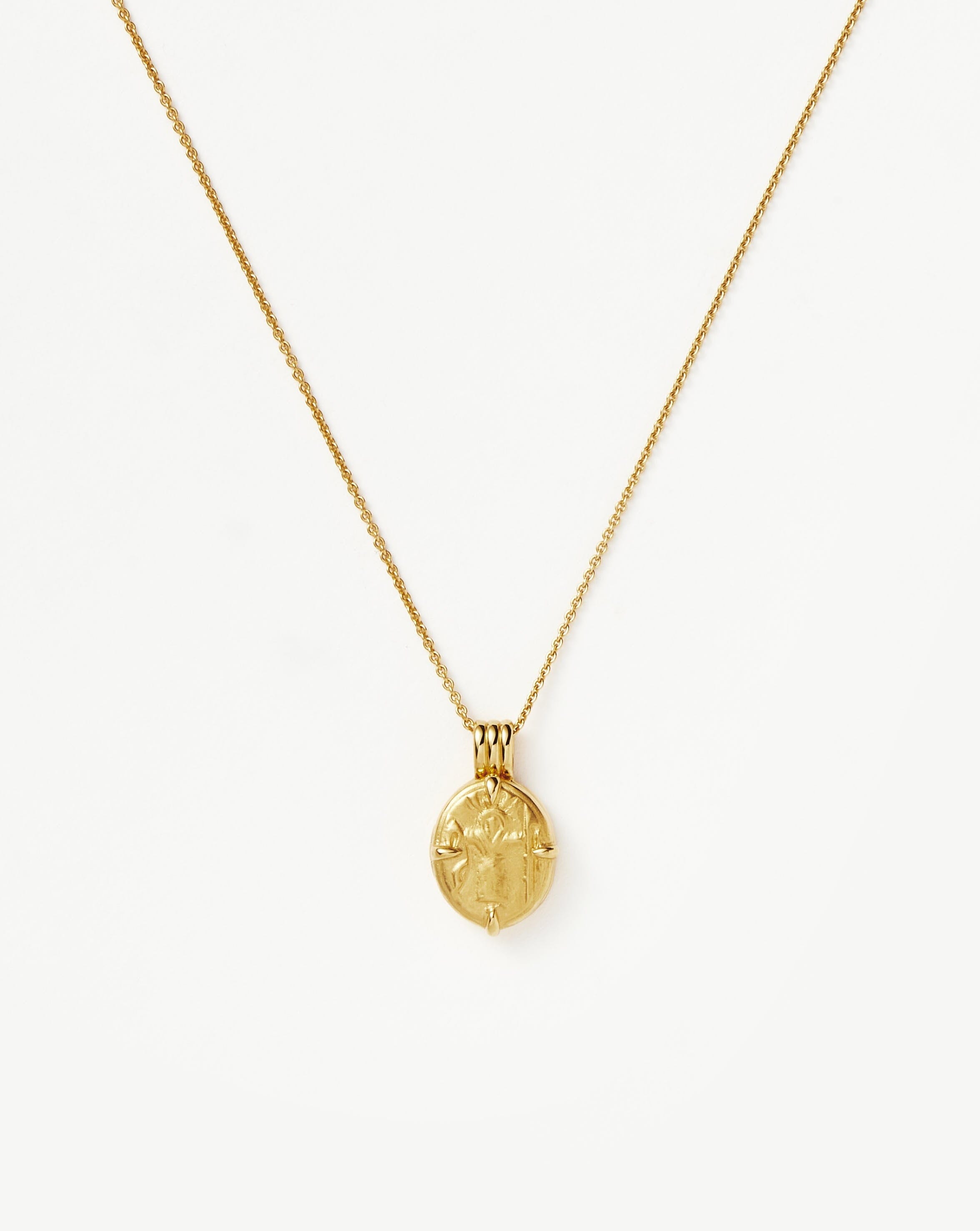 Roman Coin Locket Necklace in 18k Gold Vermeil | Lucy Williams