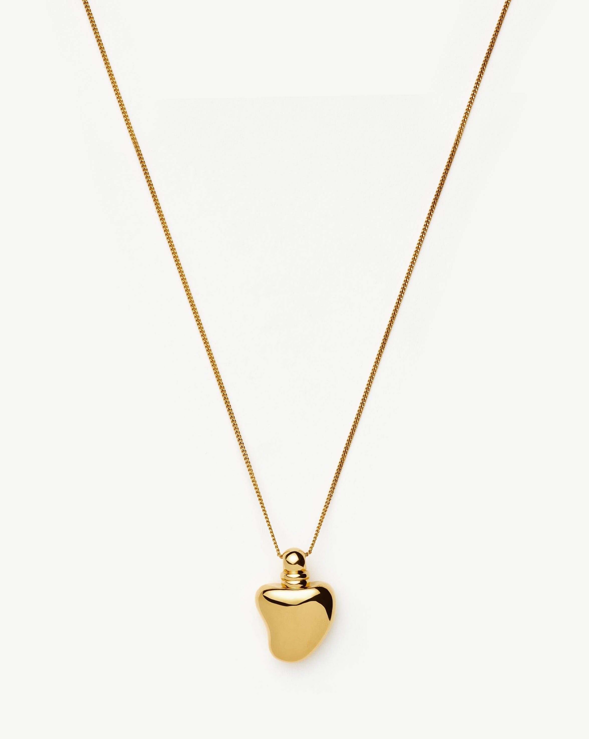 Message in a Bottle Necklace with Hidden Scroll | 18k Gold Plated