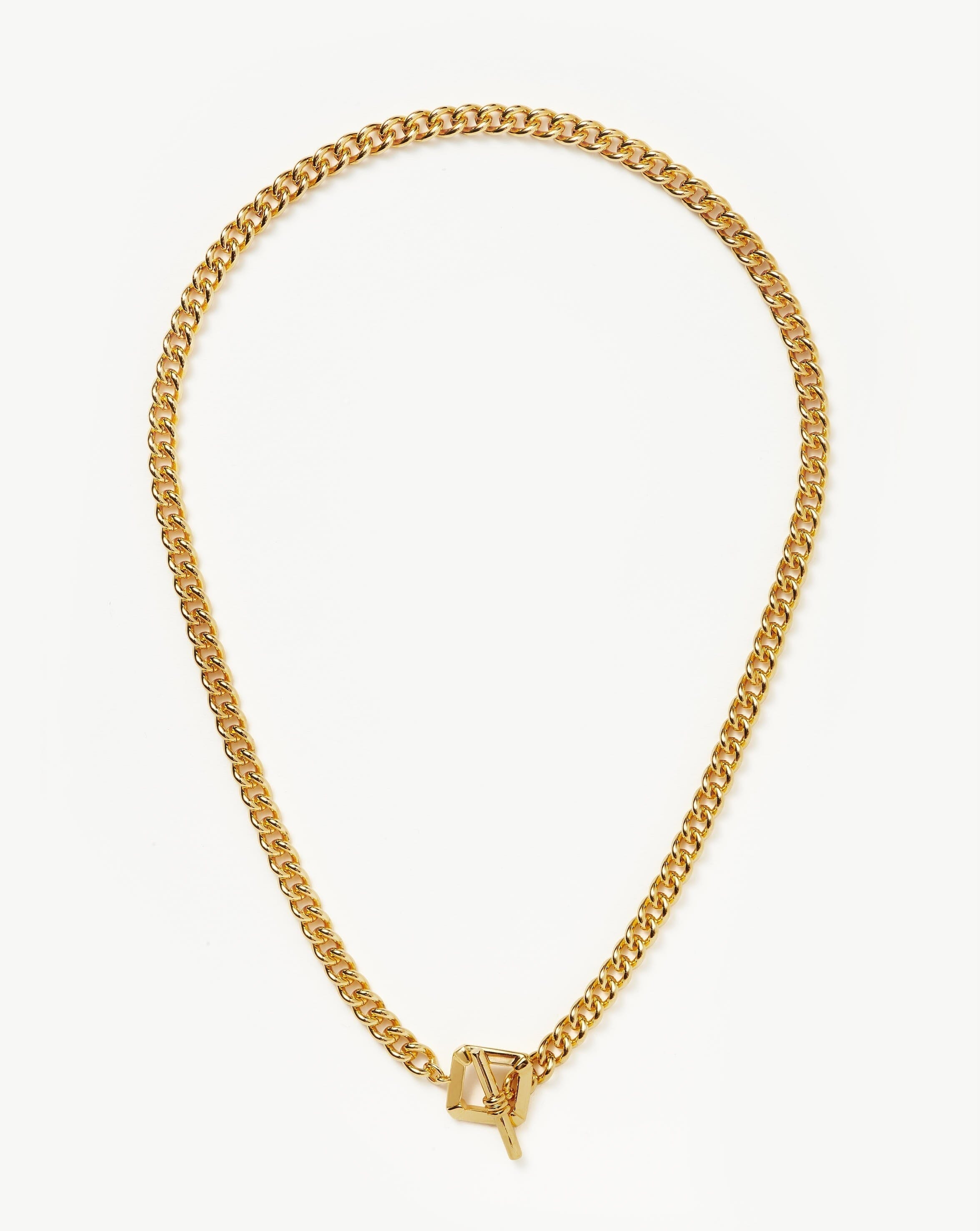 18k Gold Plated T-Bar Chain Necklace | Lucy Williams x Missoma