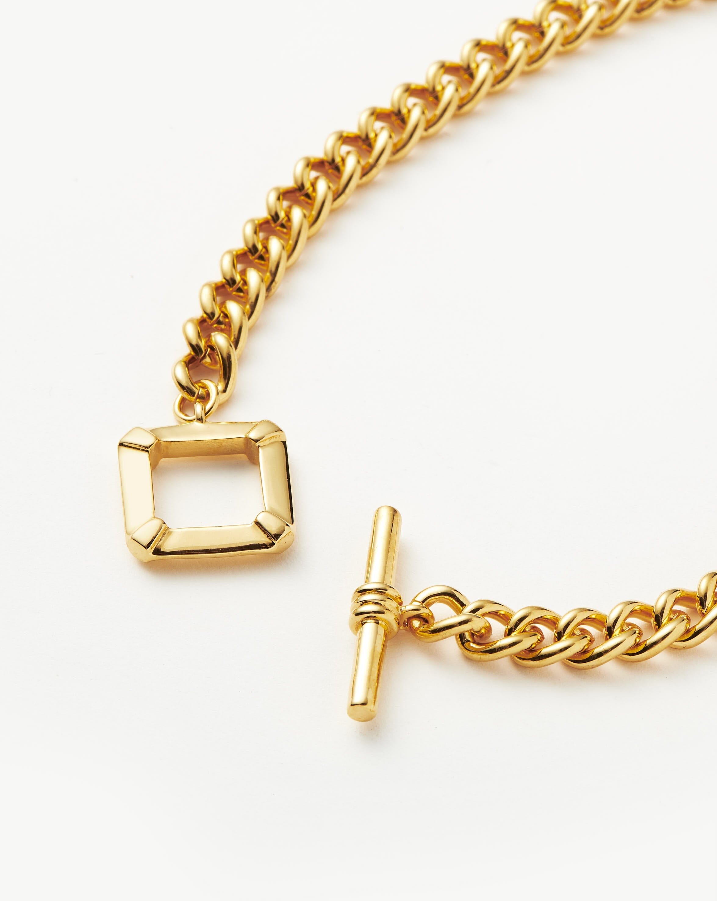 18k Gold Plated T-Bar Chain Necklace | Lucy Williams x Missoma