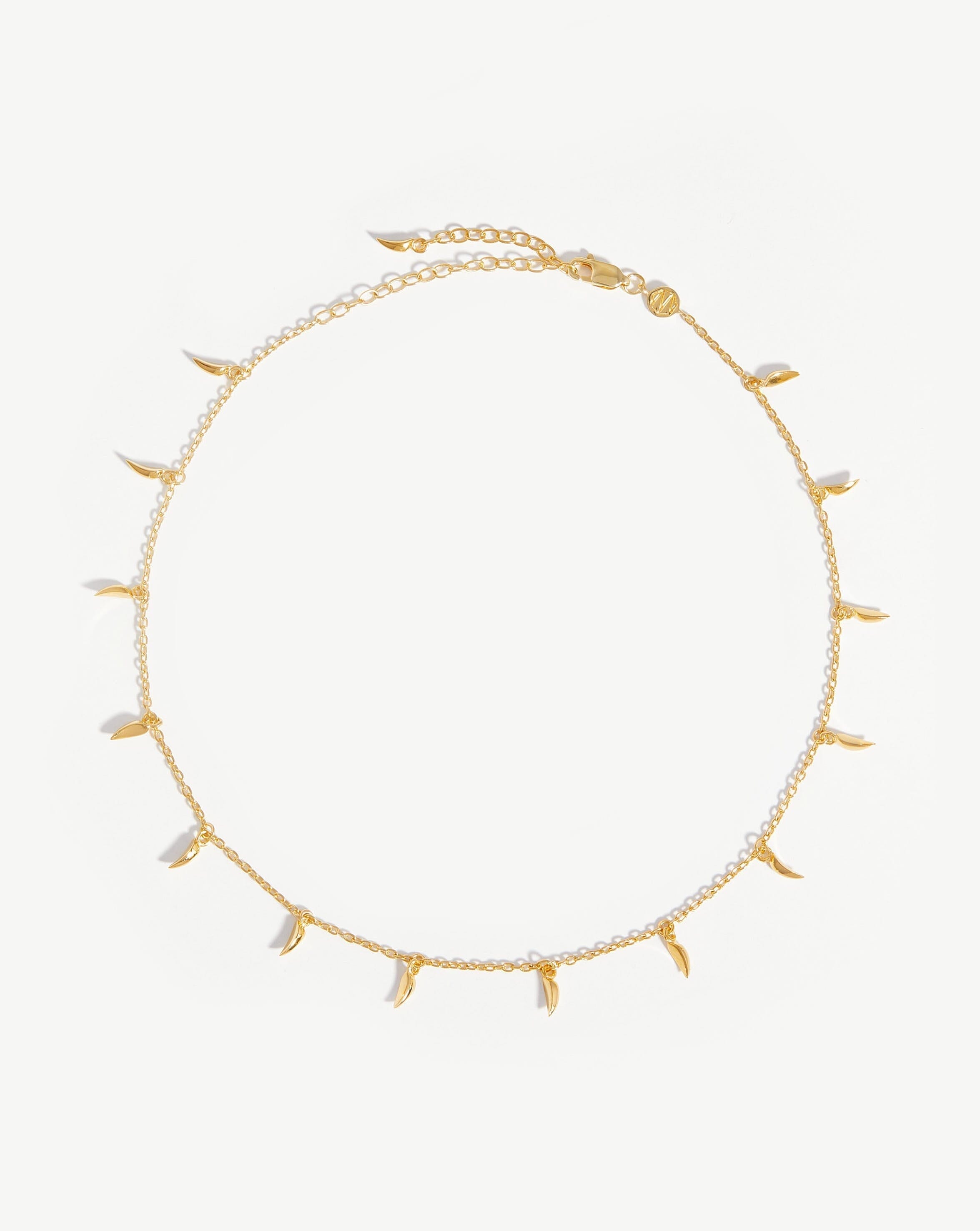 Mini Fang Choker Necklace | 18k Gold Plated Vermeil | Lucy Williams x Missoma