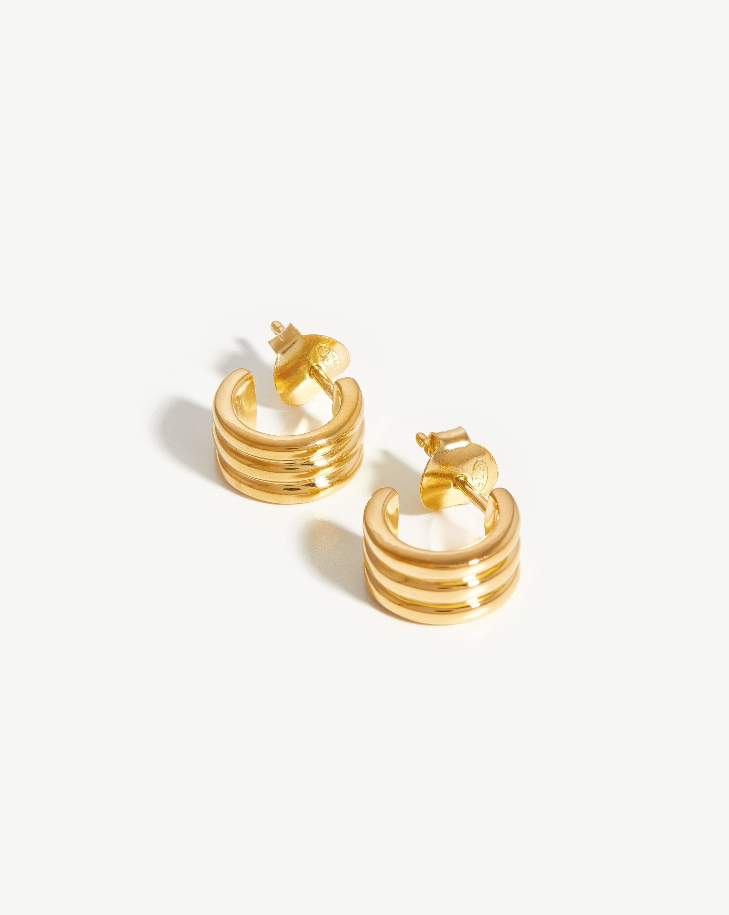 Mini Gold Hoop Earrings for Women | 18k Gold Plated Vermeil
