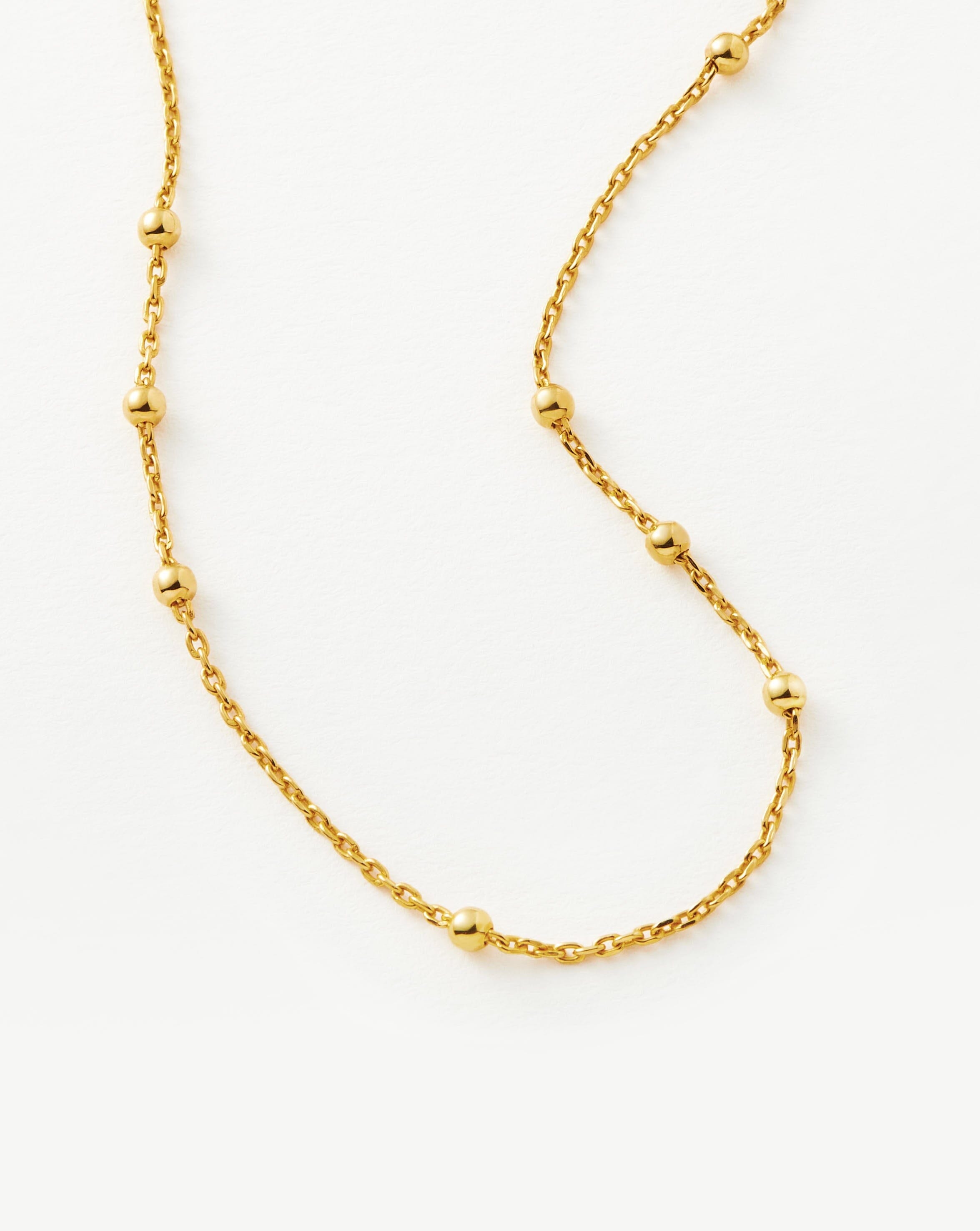 Delicate Orb Chain Bracelet in Recycled Gold Vermeil | Minimalist Jewelry