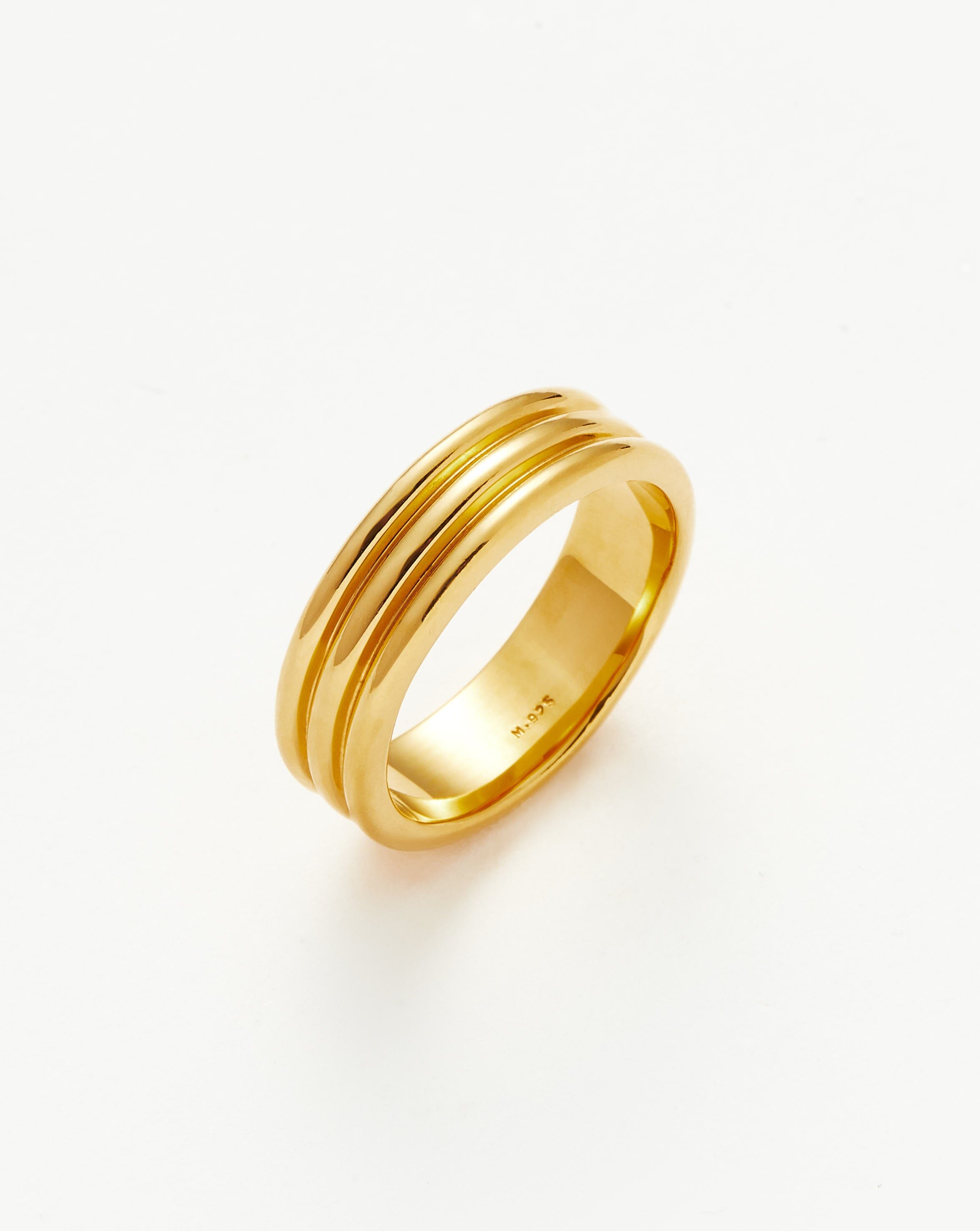 18k Gold Vermeil Helix Ring for Women | Ancien Jewelry